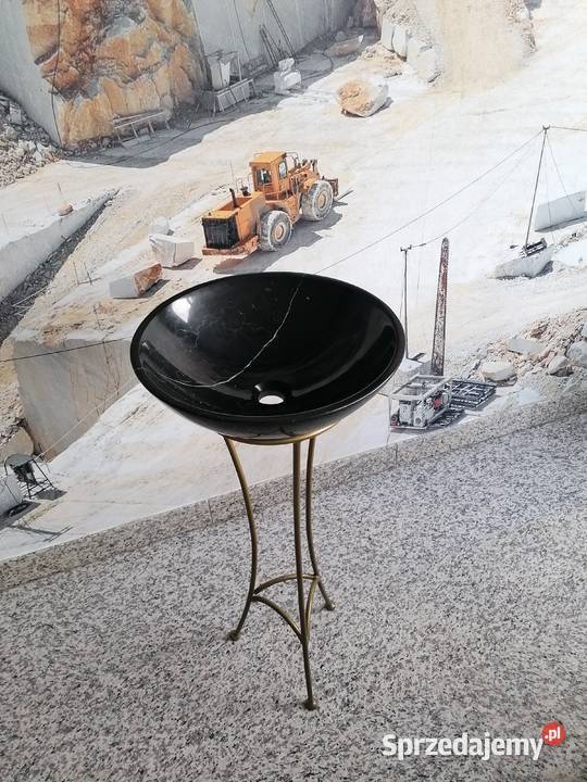 Umywalka marmurowa NERO MARQUINA podkarpackie