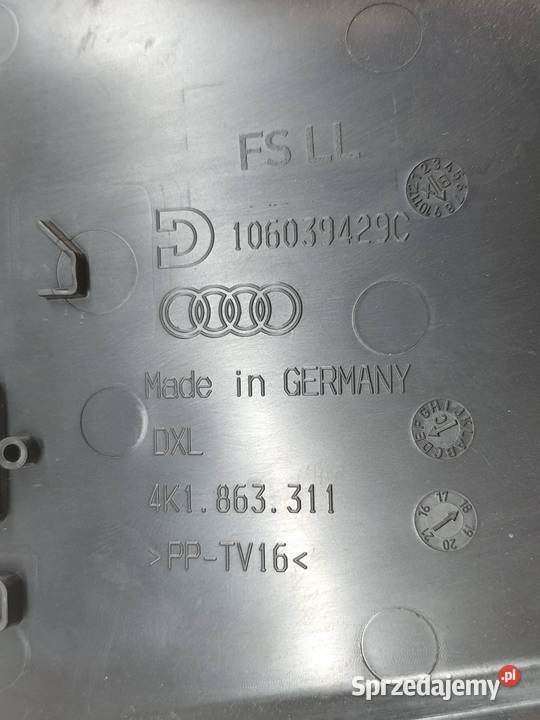 OSŁONA ZAŚLEPKA TUNELU LEWA PRAWA KPL 4K Osłony i zaślepki