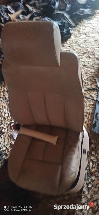 bmw e39 e38 fotel kierowcy jasna skóra europa Imielin