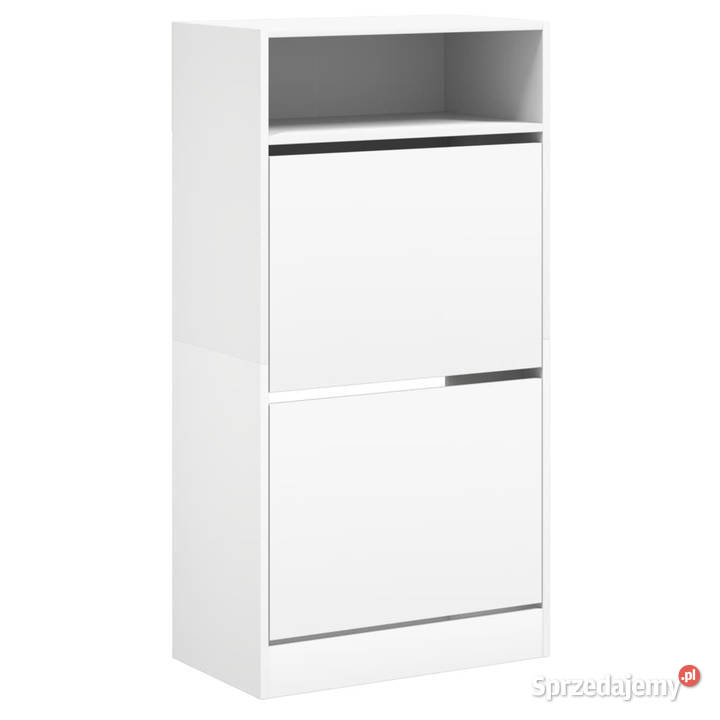Szafka na buty biała 60x34x116 materiał Warszawa