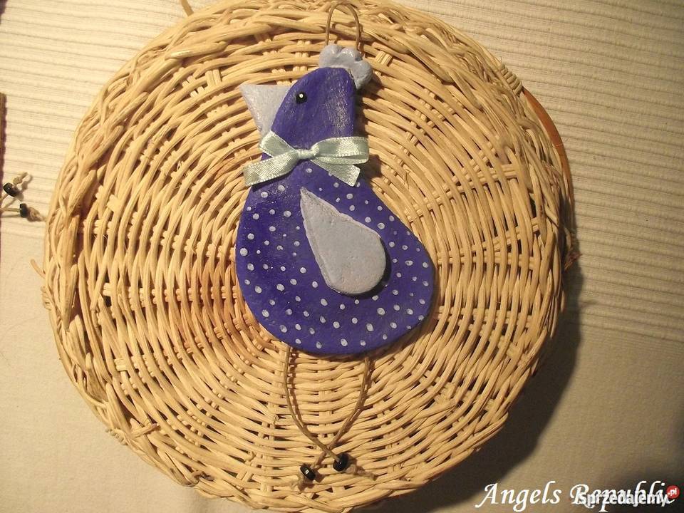 Kolorowe kurki na Wielkanoc rękodzieło Katowice