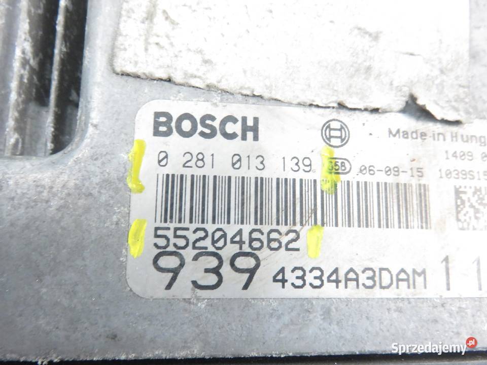 STEROWNIK ALFA ROMEO 159 19 JTDM 0281013139