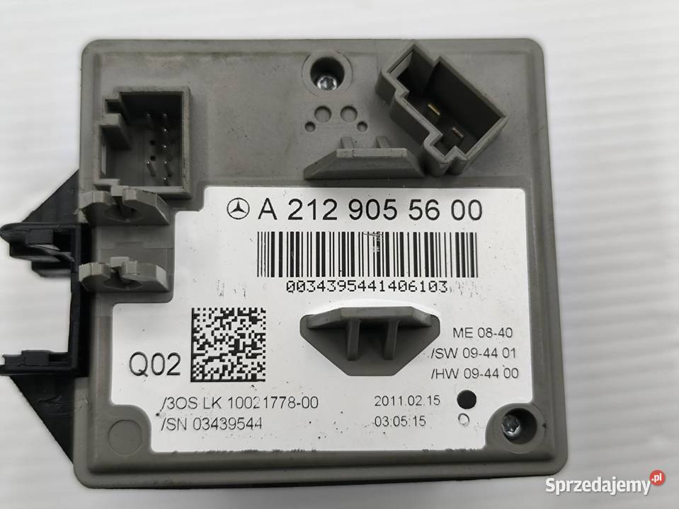 STACYJKA CZYTNIK KLUCZYKA MERCEDES EKLASA W212