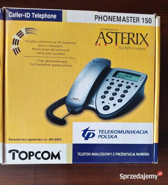 Telefon analogowy stacjonarny TopCom Telefony przewodowe Puławy