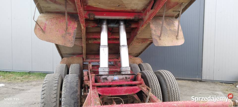 Przyczepa rolnicza tandem wywrotka 10t