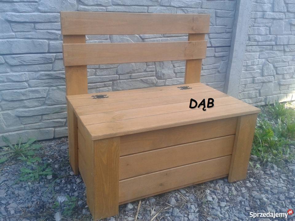 Ławka DUŻA SKRZYNKA ( renovameble.pl )