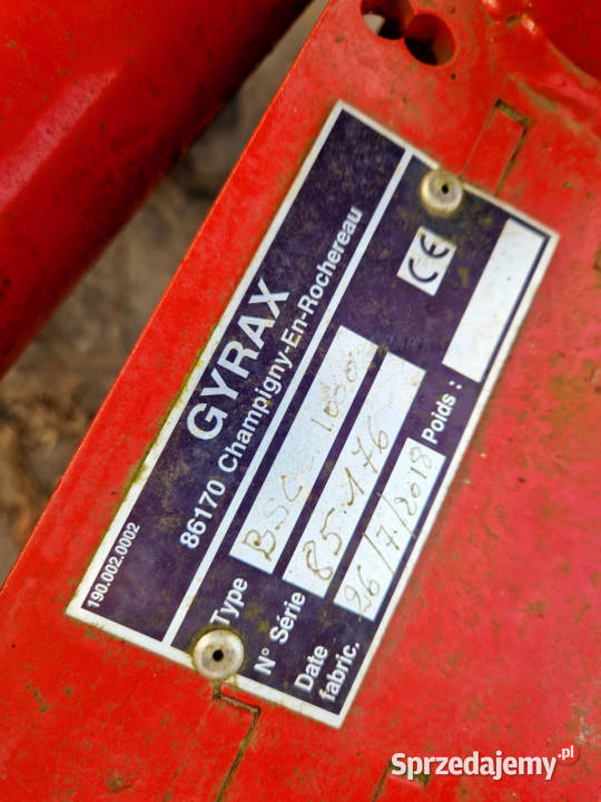 Kosiarka krawędziowa do obkaszania drzew słupów uszkodzony Klepacze sprzedam