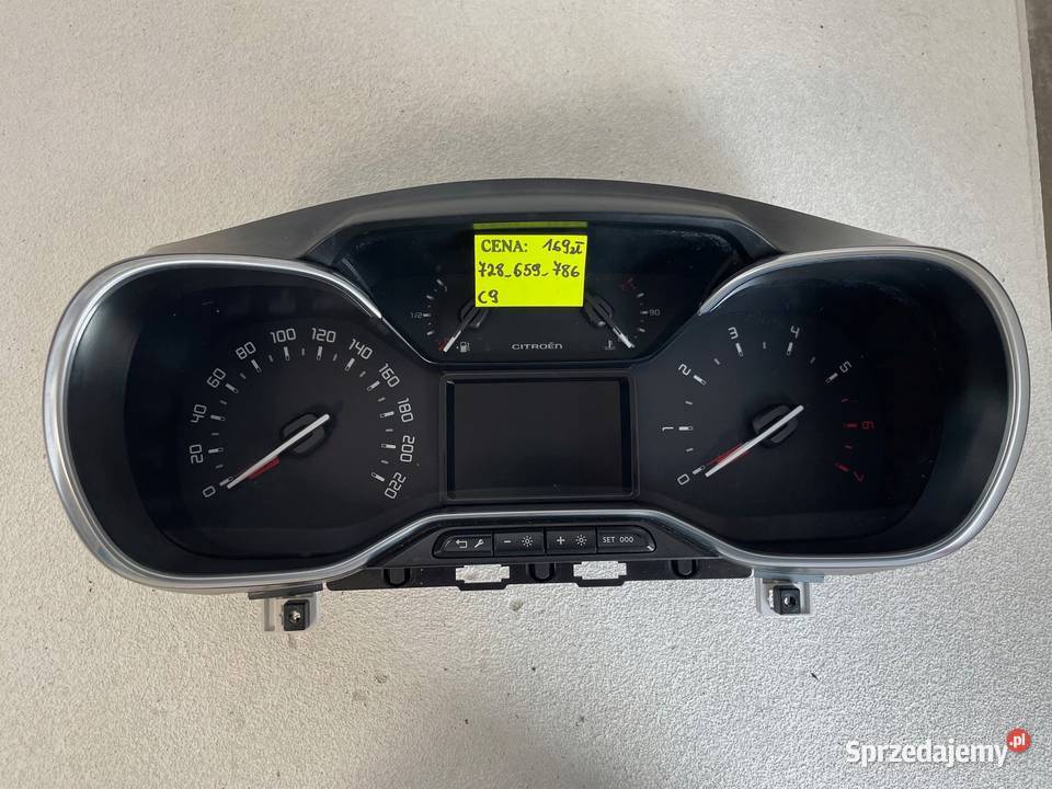 LICZNIK ZEGARY CITROEN C3 III 9813361680 Liczniki i zegary Warszawa sprzedam