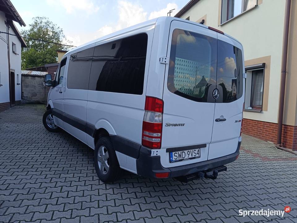 Mercedes Sprinter 9 osobowy Rok produkcji 2009 Autobusy i minibusy Marklowice