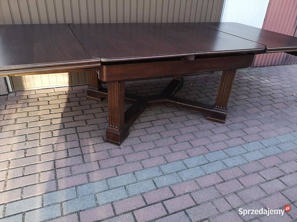 Stół Dębowy Duży Zgrabny 428 Antyk Stary Swarzędz sprzedam