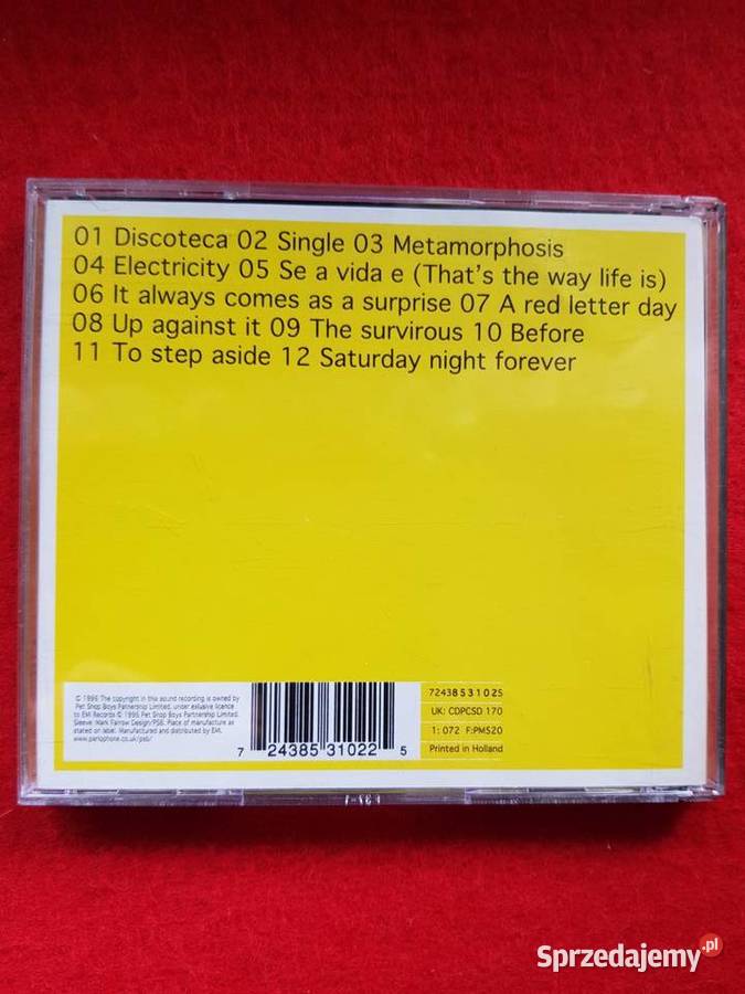 Pet Shop Boys Bilingual cd unikat świętokrzyskie Kielce