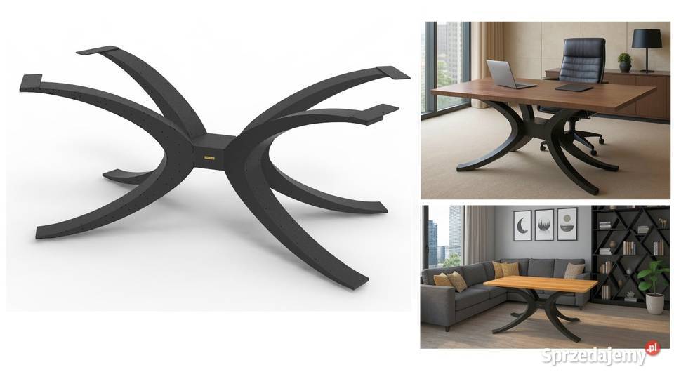 Noga do stołu 3D rama pająk stolika meble Jeżowe