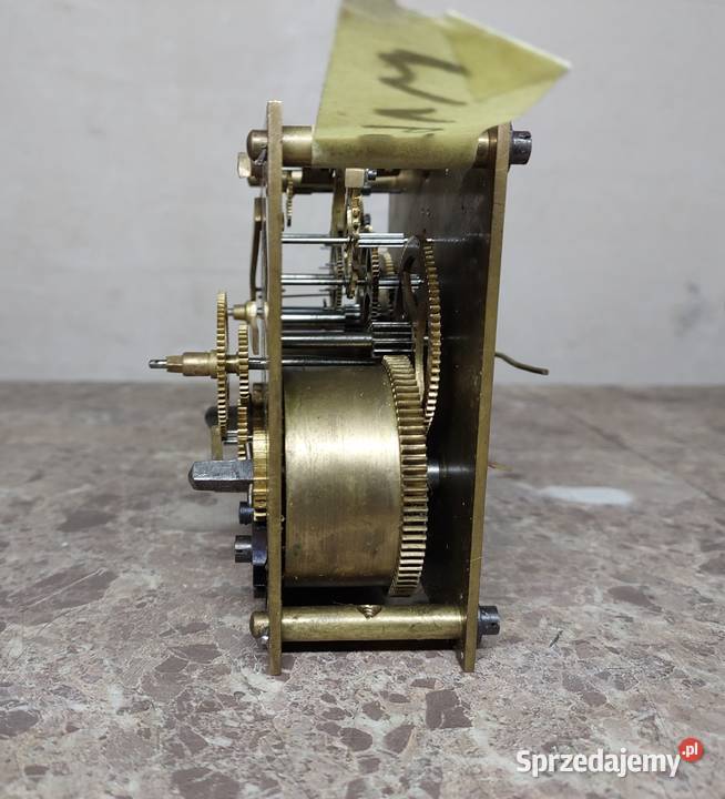 M165 Mechanizm starego zegara ściennego pełna Tczew