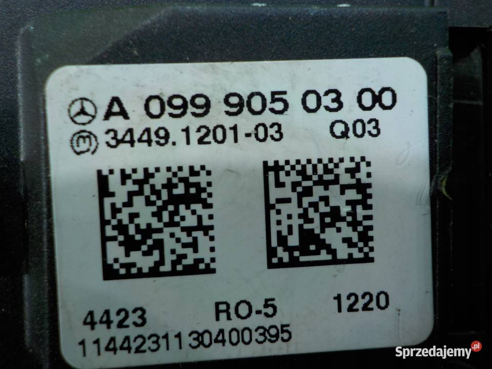 MERCEDES C W205 15r SEDAN 4D przelacznik sprzedam