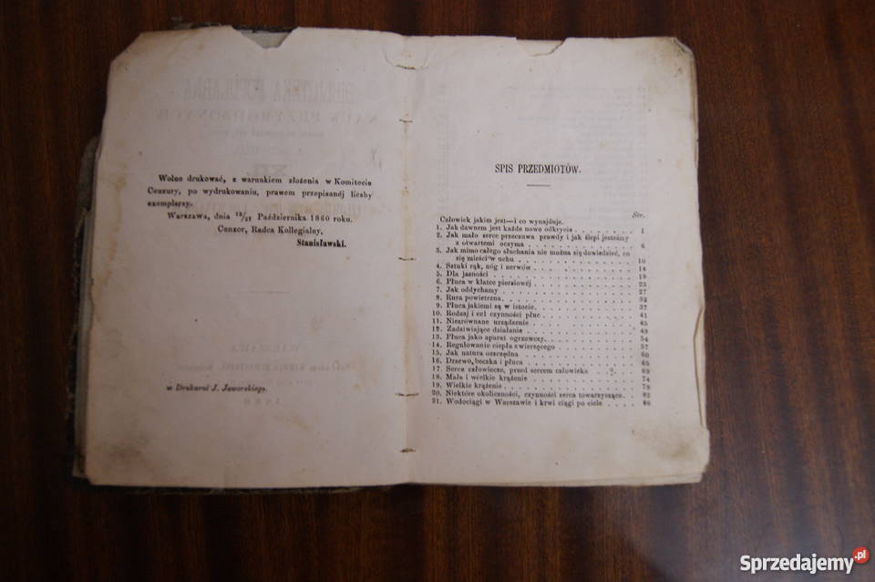 Człowiek jakim jest i co wynajduje 1860 sprzedam