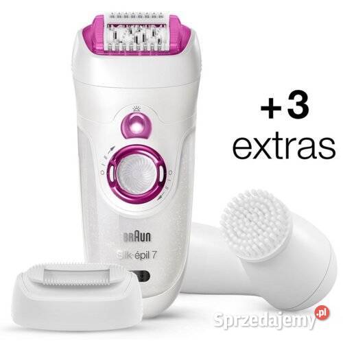 BRAUN Depilator 7539 Silk Epil 7 WetDry 3 extras Bogatynia sprzedam