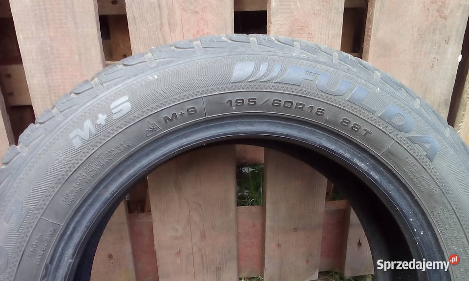 Sprzedam opony Fulda Kristall 1 zimowe 19560 R15 Łódź