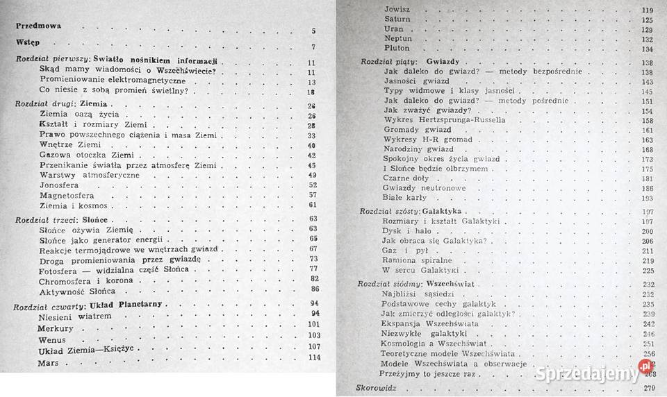 We wnętrzu Wszechświata Jerzy Stanisław sprzedam