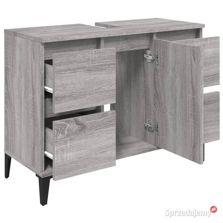 Szafka pod umywalkę szary dąb sonoma 80x33x60 Warszawa