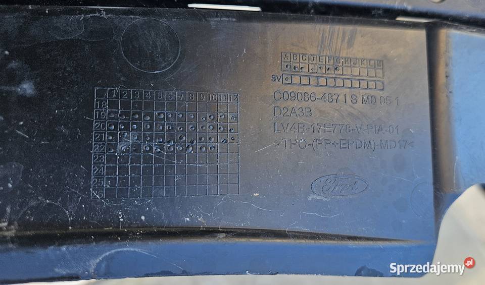 FORD KUGA MK3 WZMOCNIENIE GÓRNE ZDERZAKA PRZÓD wielkopolskie Międzychód