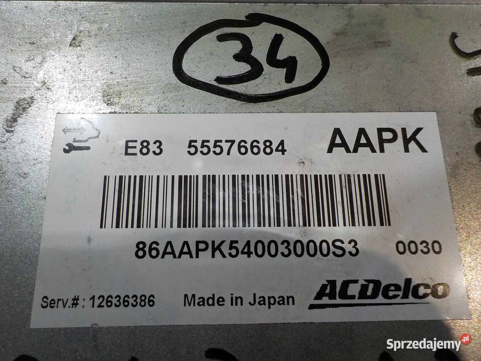 OPEL CORSA D 12 B 10r sterownik komputer silnika Silniki i osprzęt