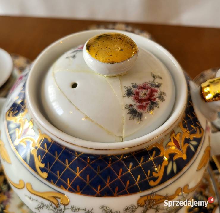 Porcelana chińska zestaw do herbaty 6 osób zachodniopomorskie Szczecin sprzedam