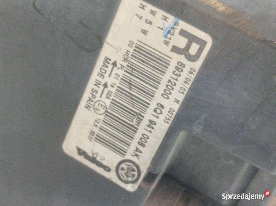 LAMPA PRZÓD PRAWA 6Q1941008AK VW Volkswagen Polo