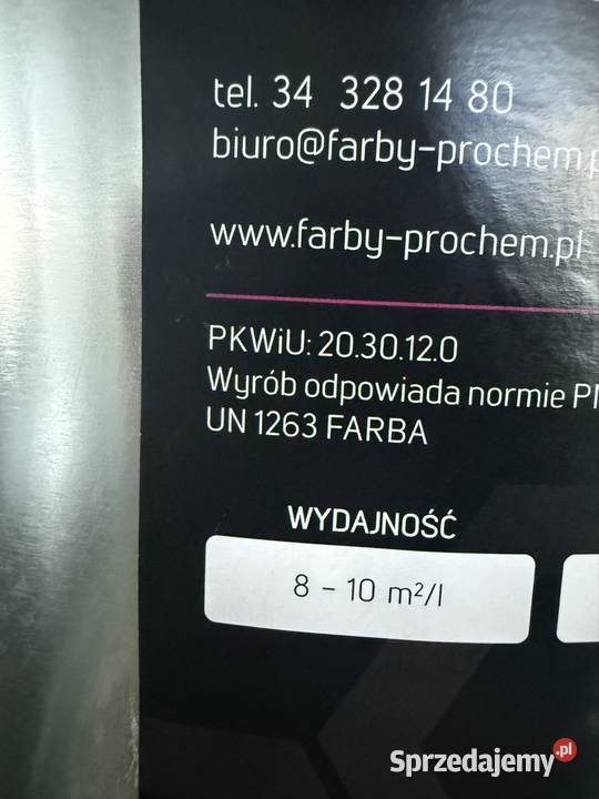 Farba Niebieska Alkidowa PROMARKT III 5010 wielkopolskie
