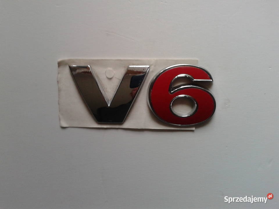 Emblemat V6 orginał Gostynin