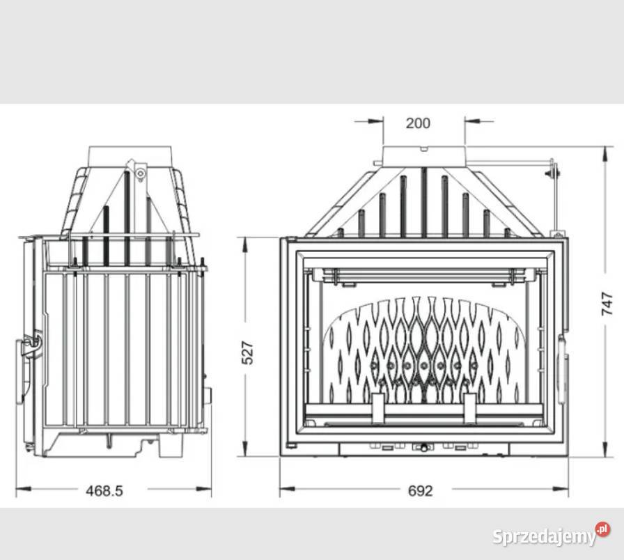 Wkład Kominkowy INVICTA 700 GRANDE VISION ECO z wielkopolskie Poznań