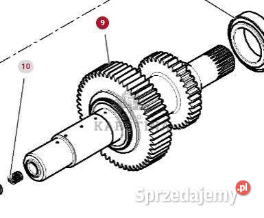 Massey Ferguson 5410 Wał Wyjściowy Skrzyni Jastrzębniki
