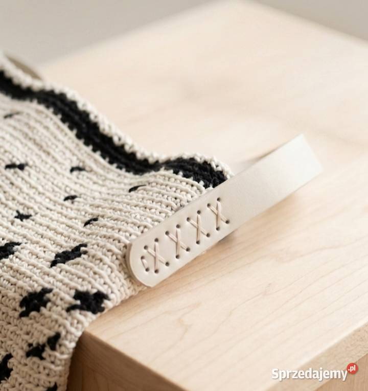 Torebka shopperka crochet ręcznie robiona Galanteria i dodatki