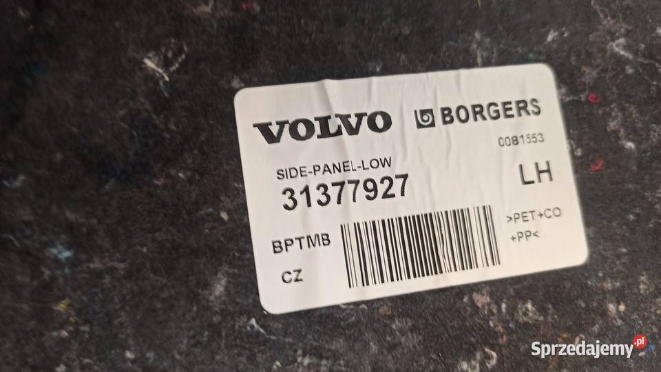 VOLVO V40 OSŁONA BAGAŻNIKA LEWA 31377927