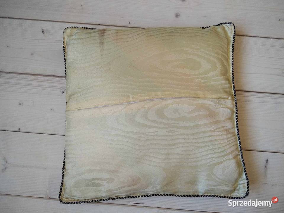 Piękna poduszka poszewka elegancka ozdobna haft Gdańsk