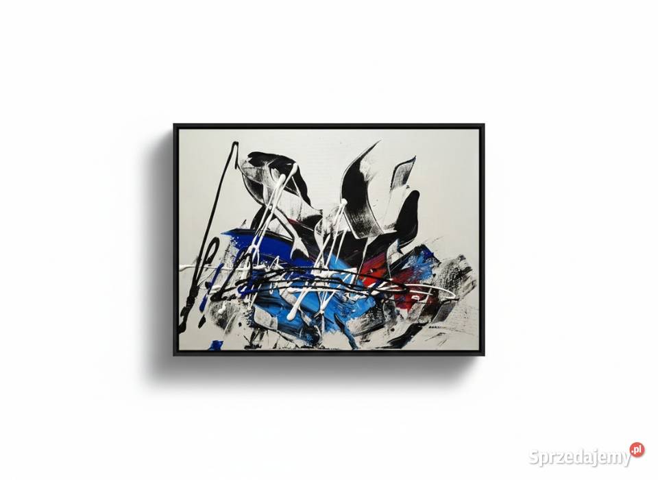 Obraz Abstrakcja Ręcznie Malowany 55x75
