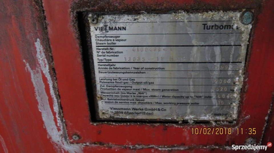 Kompletna kotłownia z fabryki styropianu Wrocław sprzedam