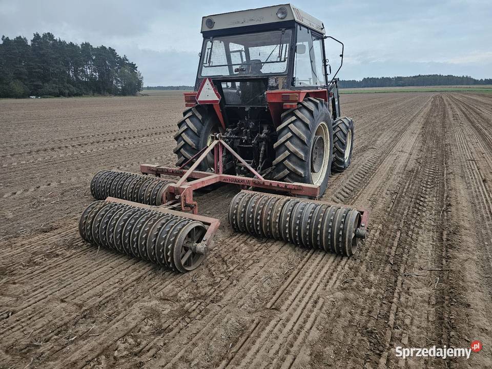 Wał posiewny zawieszany 4m duże pierścienie 45 nieuszkodzony Kolno