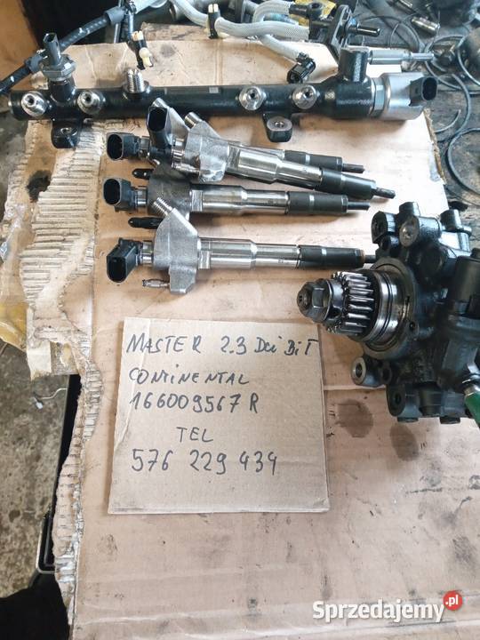 Wtryskiwacze renault master 166009567R sprzedam