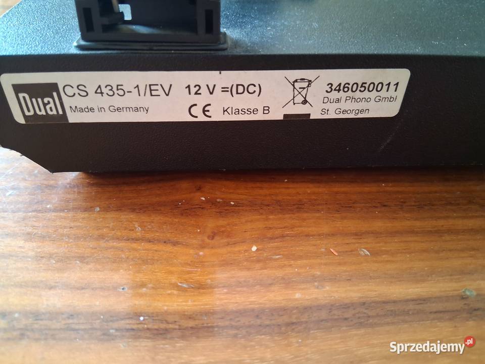 Dual CS 435 black Gramofon na części Poznań