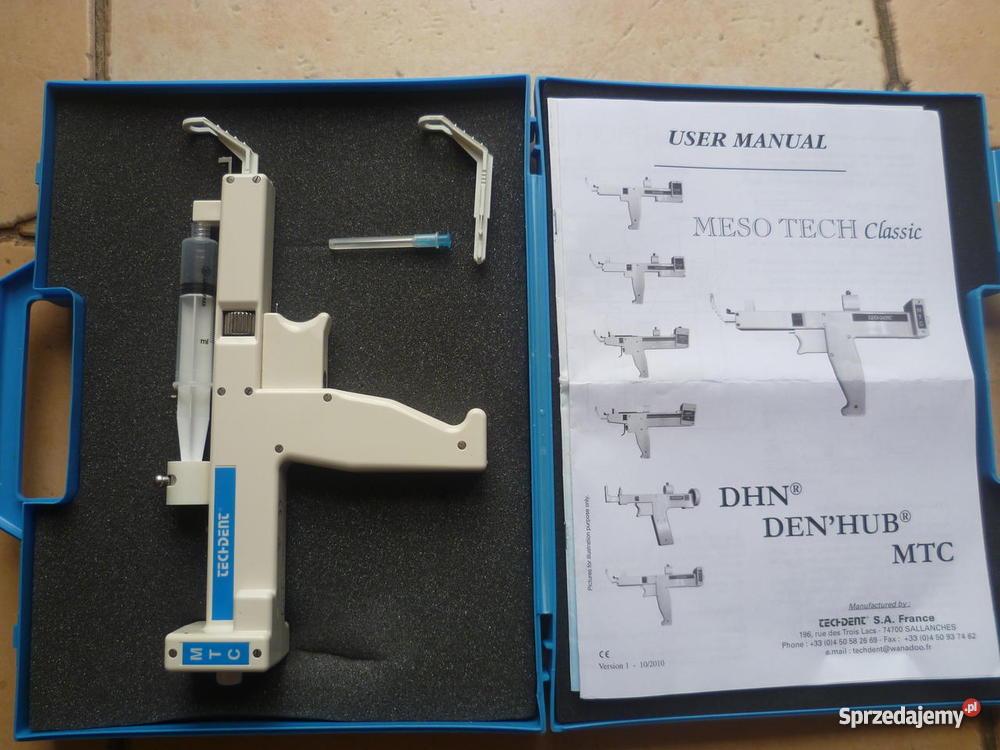 Pistolet do mezoterapii igłowej Mezo Tech Warszawa sprzedam