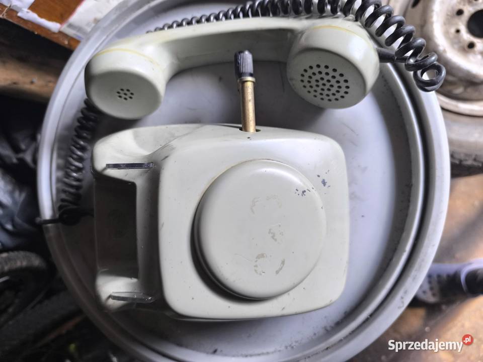 Stary Telefon PRL Telkom RWT MB73 z Korbką 1986 sprzedam