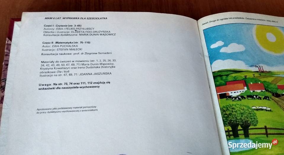 Mam 6 lat wyprawka sześciolatka Ewa Feliks Gdańsk sprzedam