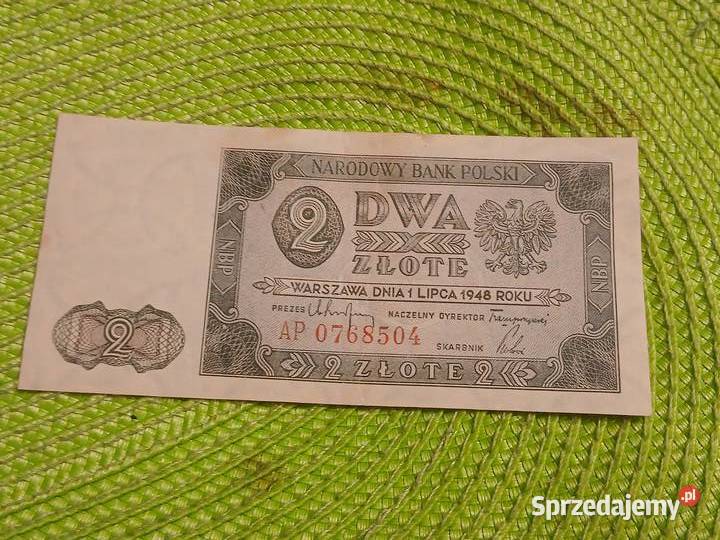 banknot polski 2 z 1948r Łomża sprzedam
