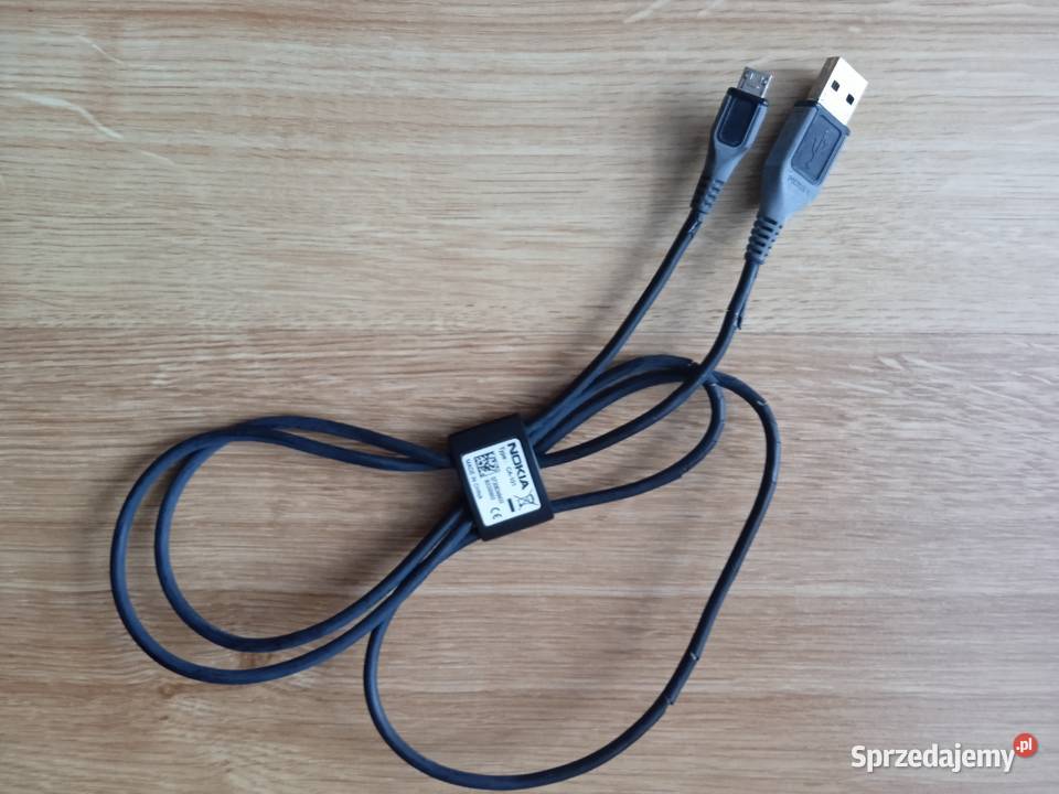 Kabel USB microUSB Nokia CA-101, czarny