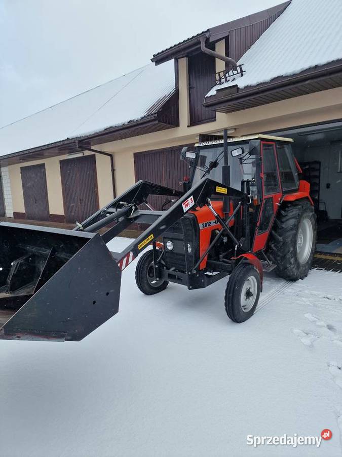 Ciągnik Ursus 2812 z Turem stan idealny pierwszy Tereszpol-Zaorenda