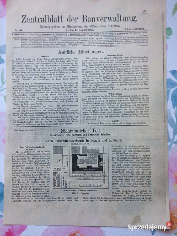 3842 Opis Niemieckich Budynków W Gdańsku I