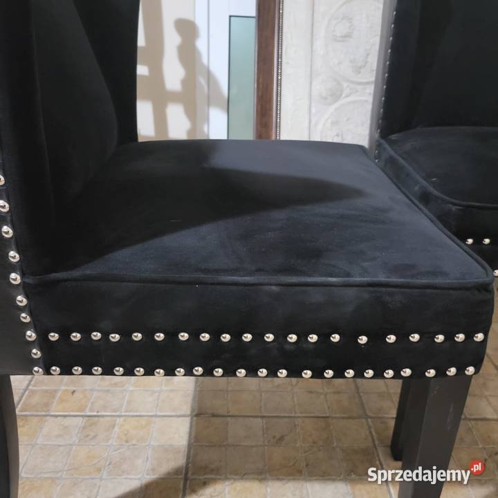 Krzesła pikowane 3 sztuki wielkopolskie sprzedam