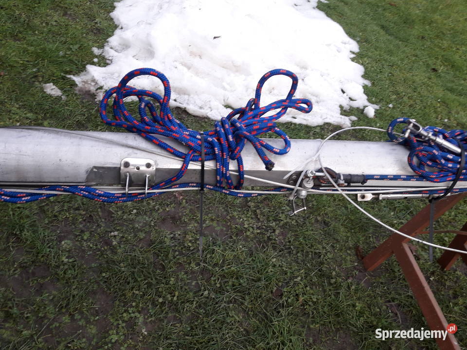 MASZT BOOM ŻAGLE z olinowaniem Krosno