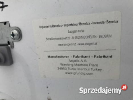 Cicha pralka Beko WTV8744XDOS 8 A 28 minut Zbąszynek