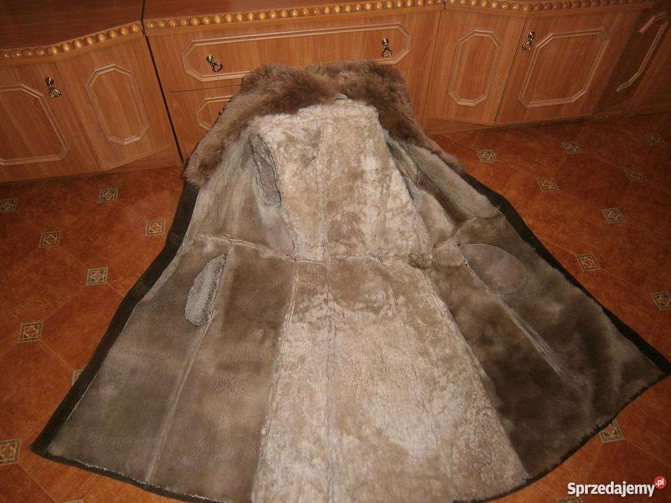 Kożuch damski z naturalnej owczej skóry Wałbrzych